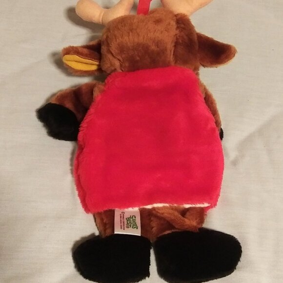 Rudolph The Red Nose Reindeer Hand Puppet by Santa's Best - Picture 3 of 4